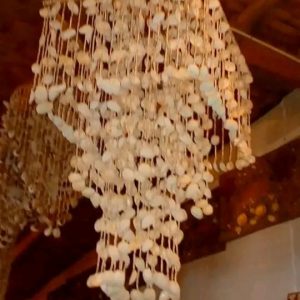 lampara de conchas