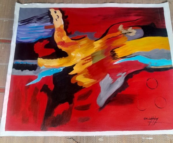 Pintura Tipo Oleo Abstracta