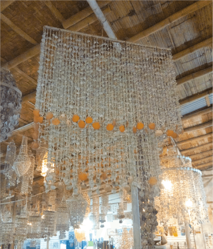 Cortina de caracoles 1.5 MT