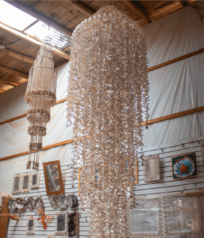 Lámpara Conchitas Larga XL