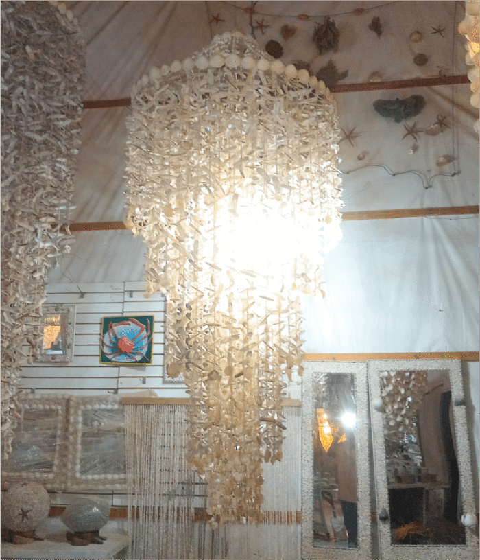 Lámpara Conchitas Redonda