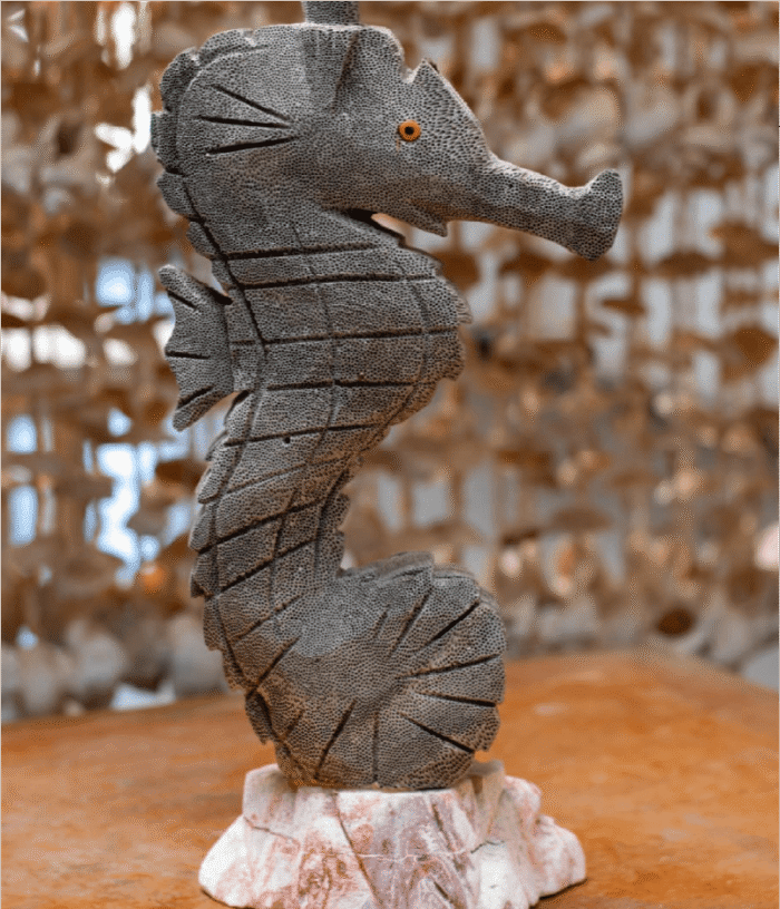 Tallado de Piedra - Caballito de mar